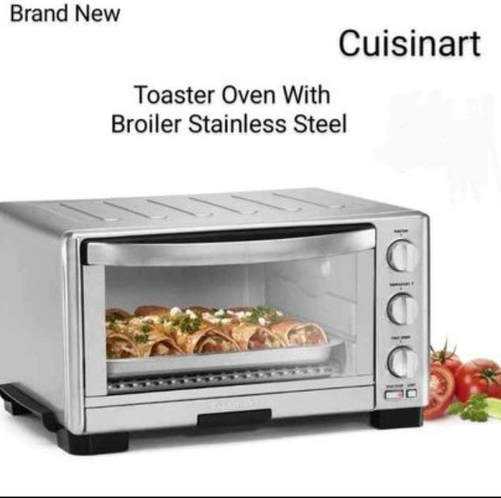 Brand New Cuisinart Toaster Oven with Broiler Stainless Steel