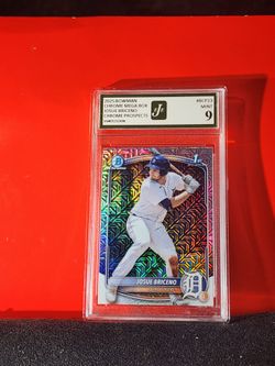 2025 Bowman Josue Briceno Mega Box Mojo Refractor Tigers 1st EJE 9 MT