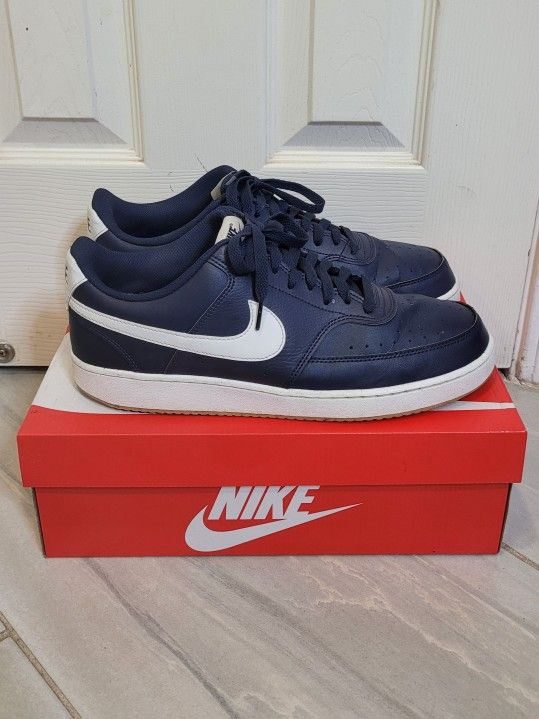 Nike Court Vision Low Obsidian/white
