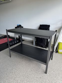 Garage storage shelf