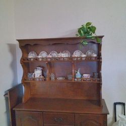maple china cabinet