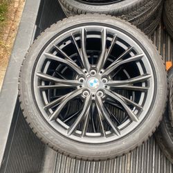 BMW OEM Staggered Wheels With New Tires