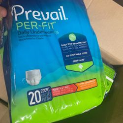 Adult Diapers. Brand New Box Of 4
