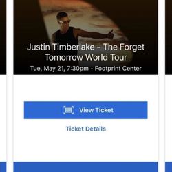 Justin Timberlake Concert Tickets | May 21