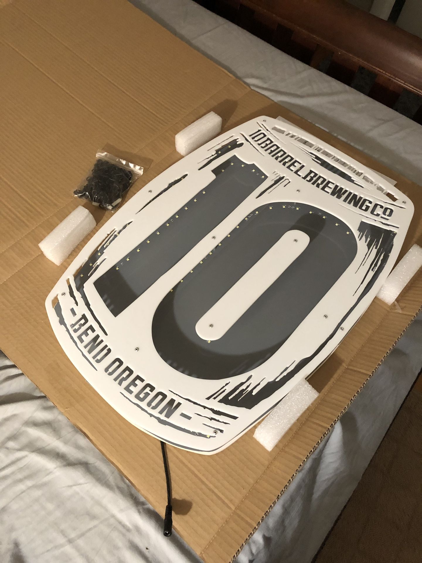 10 barrel LED sign