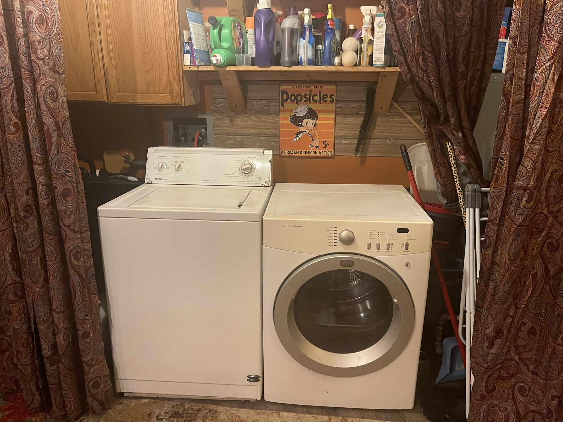 Washer and Gas Dryer