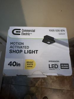 Motion Activated Shop Light 