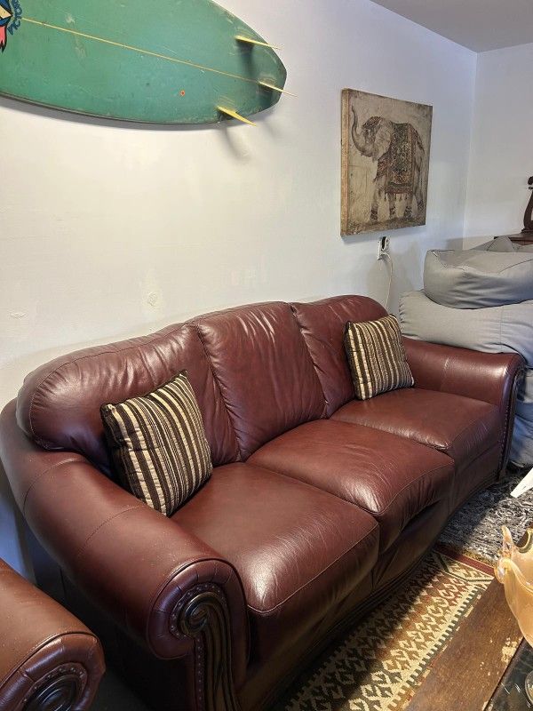 Genuine Leather Sofa – 3 Seater