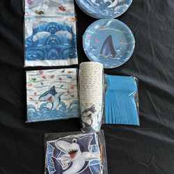 Shark Birthday Party Supplies
