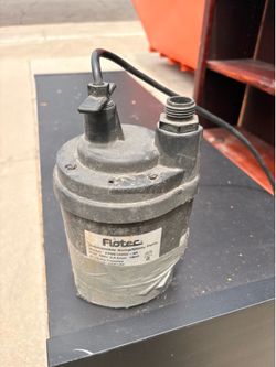 Flotec submersible sump pump