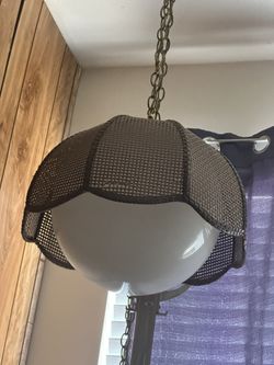 Large Hanging Lamp In Usable Condition
