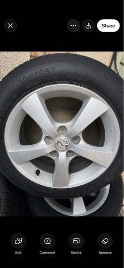 Factory Mazda 3 wheels and tires good condition