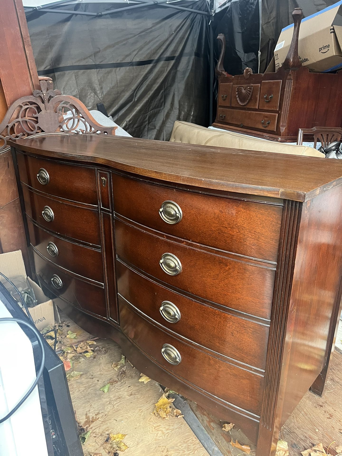 Vintage Solid Wood Bedroom Dresser