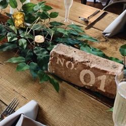 Chicago Brick Table Numbers