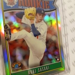 Roki Sasaki Rc Rookie Card Dodgers 