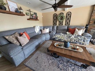 Sectional oversized