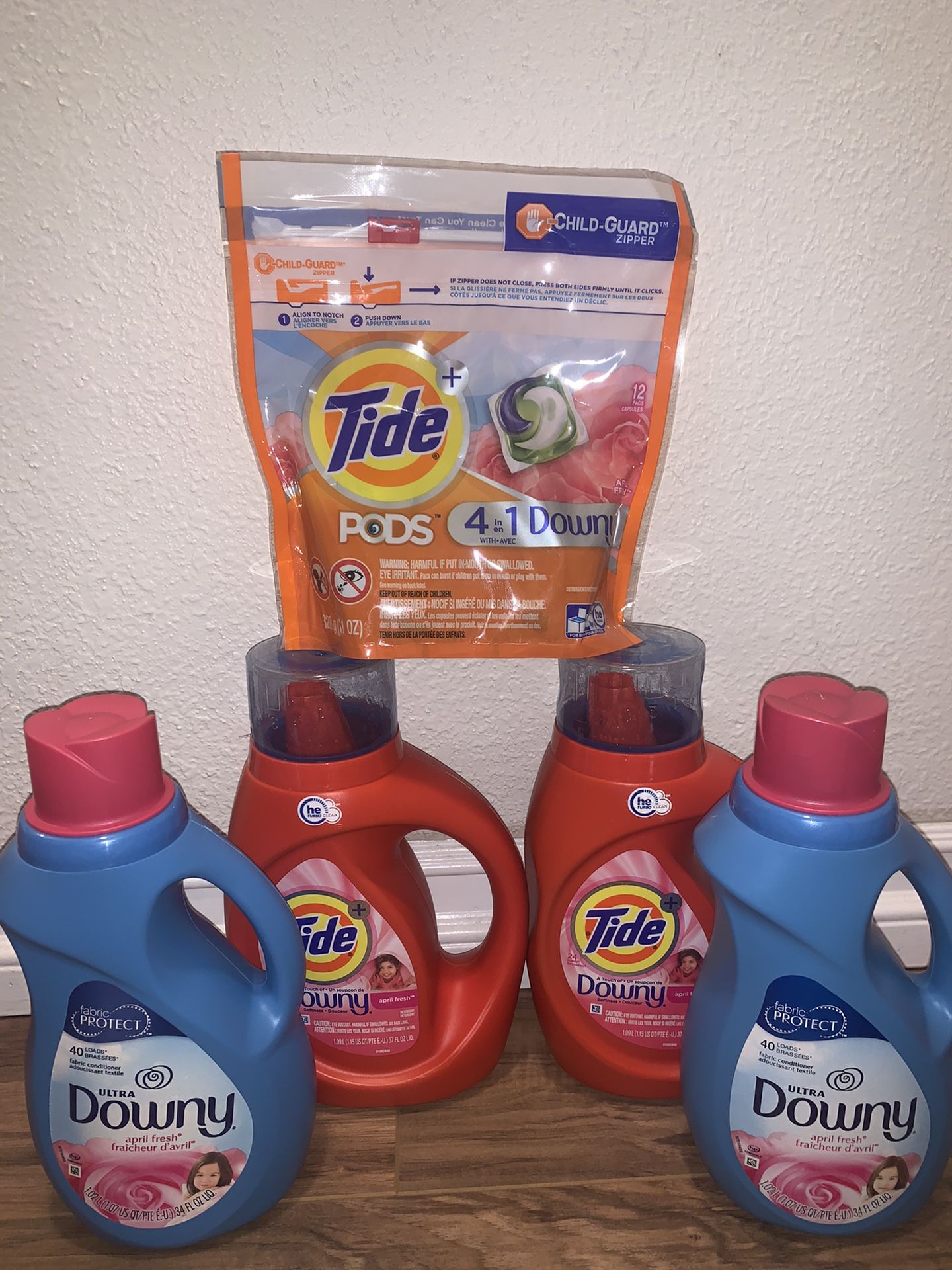 Tide/ Downy Laundry Detergent Bundle