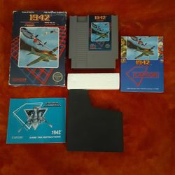 Nintendo NES Games- 1942 (Complete In Box with Poster)