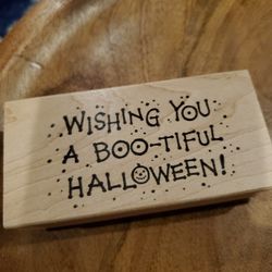 Halloween Rubber Stamp 