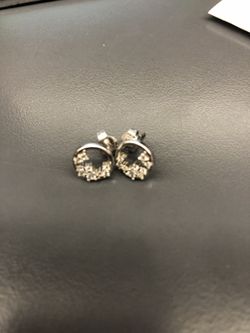 Silver earrings