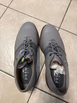 FootJoy DryJoys Premiere 53910 Golf Shoes Grey Men's 8M New in Box Spikeless