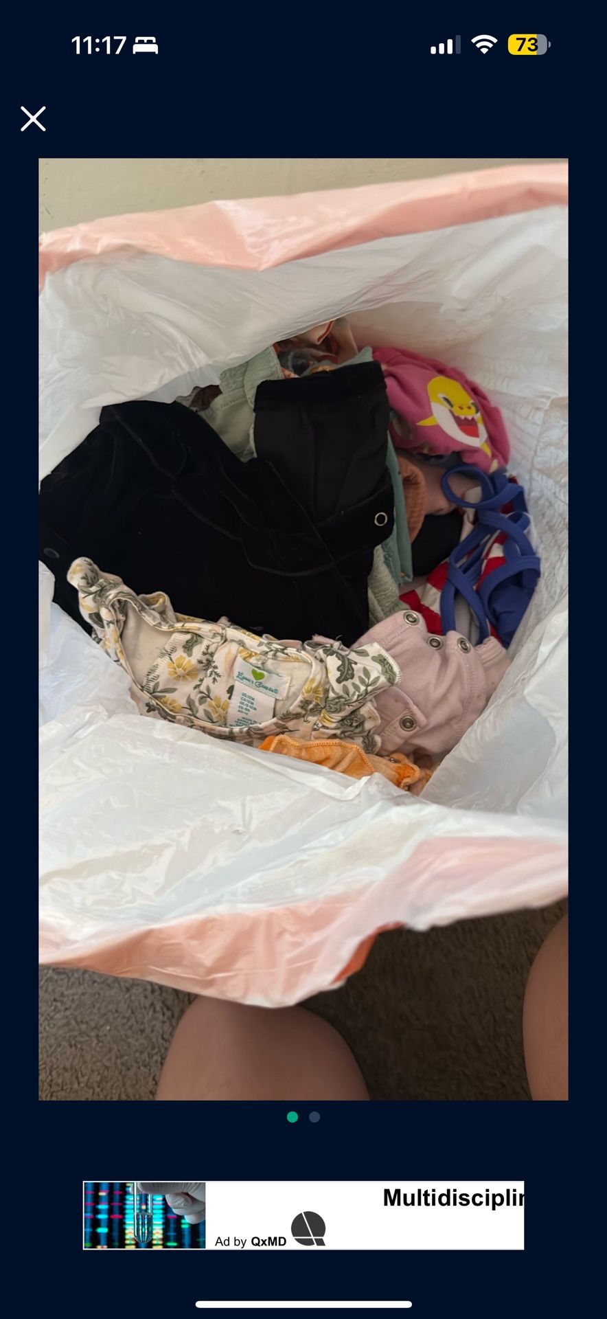 Large Bag Of Baby Girl Clothes (12-18 Months)