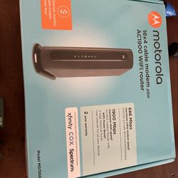 FREE Motorola Cable Modem + Router