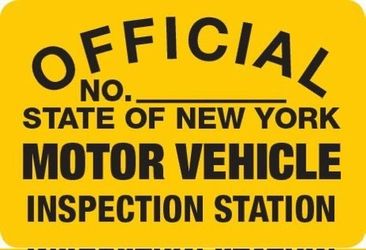 Inspection sticker