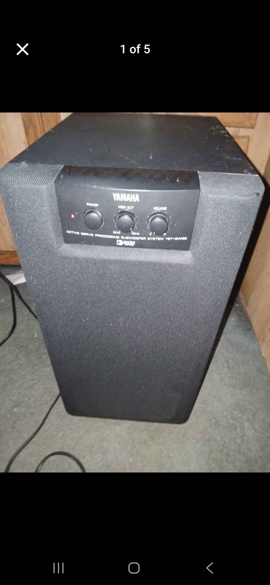 yamaha yst sw80 hoke subwoofer