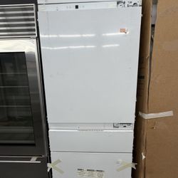 New Monogram 36” Built In Panel Ready Bottom Freezer Refrigerator 