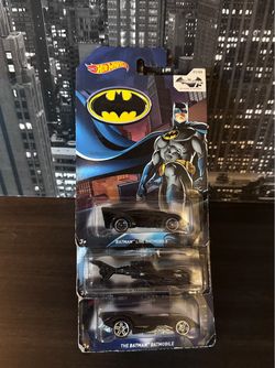 Hot Wheels Batman 75th Anniversary 3-Pack