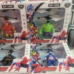Flying Toys, Hulk, Captain America,  Iron Man,   ....