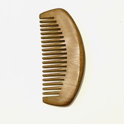 Handmade 100% Natural Green Sandalwood Hair Combs Anti-Static (With Tooth)