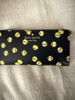Kate Spade New York Tennis Ball Slim Bifold Wallet