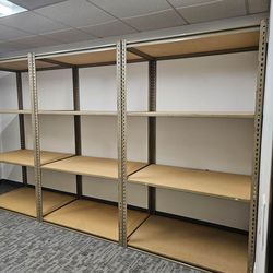 Office Storage Rack Shelving 48 in W x 30 in D Boltless Shelves Delivery Available