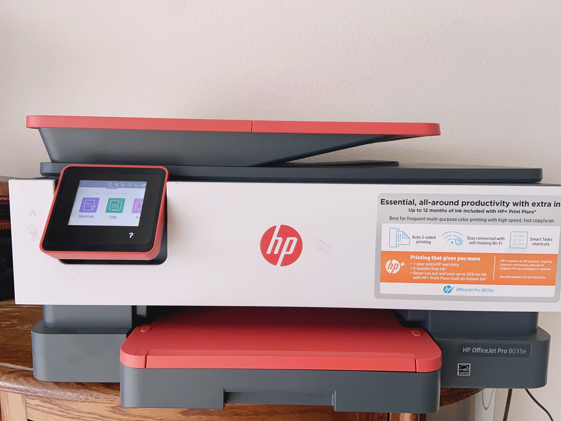 HP OfficeJet Pro 8035e All-in-One Printer - Light Basalt