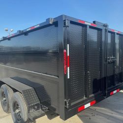 EXCELLENT DUMP TRAILER 8X4X12 DAIMOND WallS 