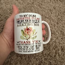 Daughter-in-Law Mug New!