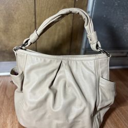 Coach Parker Hobo Shoulder Hand Bag Beige Tan L0(contact info removed)2