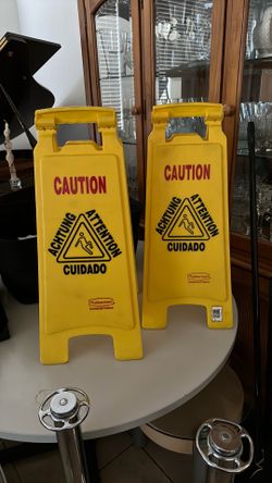 Wet floor signs (4 total)