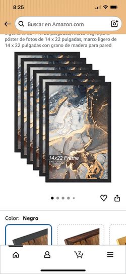 6 Pictures Frames 14x22