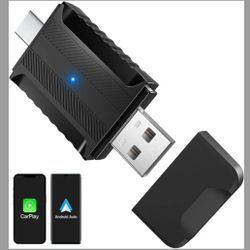 CarPlay & Android Auto Adapter, 2 In 1