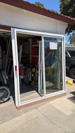 Milgard retro fit Sliding glass door OX