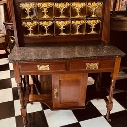 Antique 1800’s-1900 Rare Washstand.