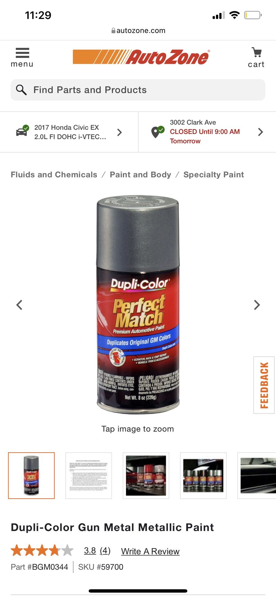 Perfect Match Spray Paint