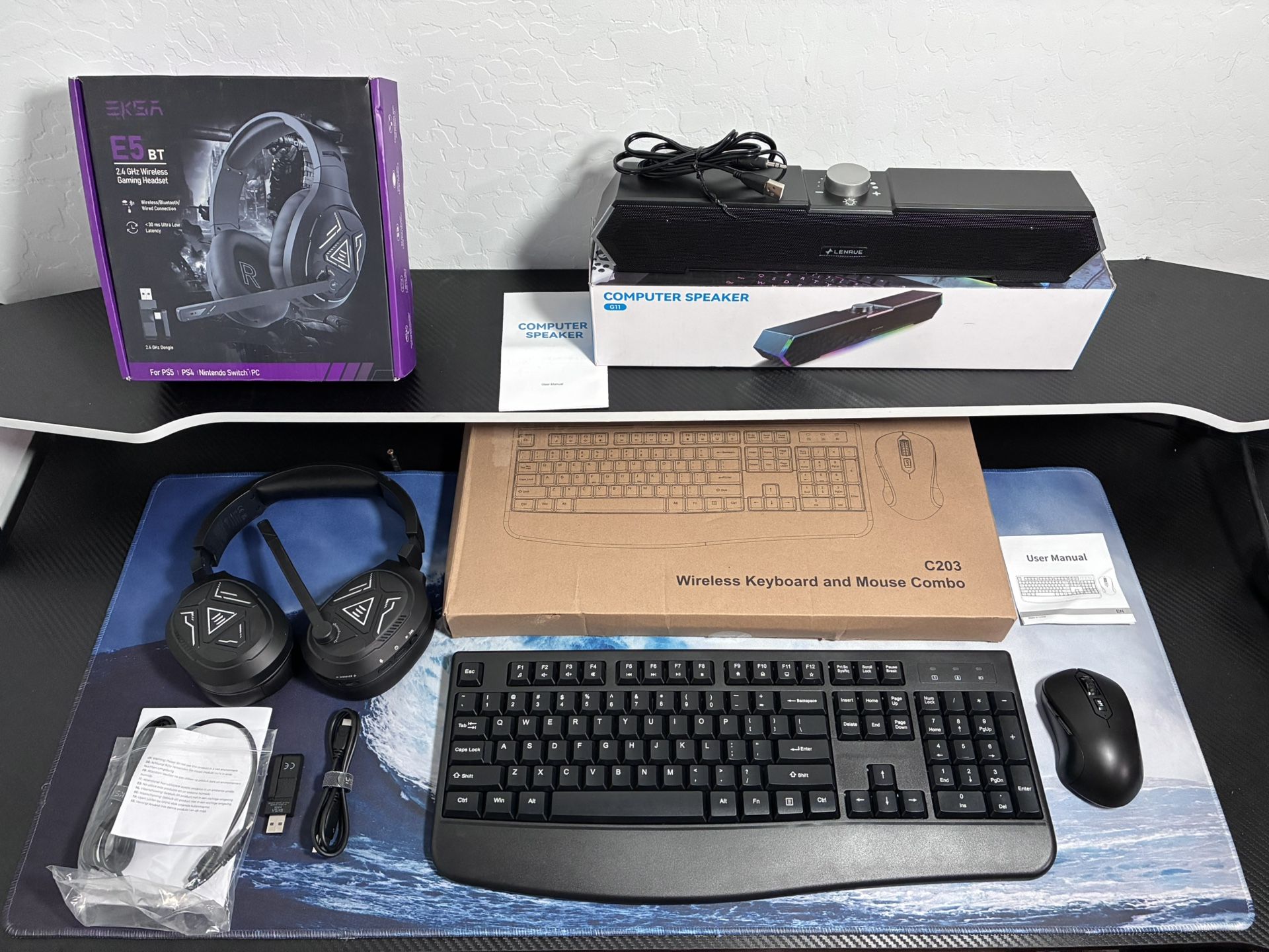 Computer, Gaming Bundle, Black