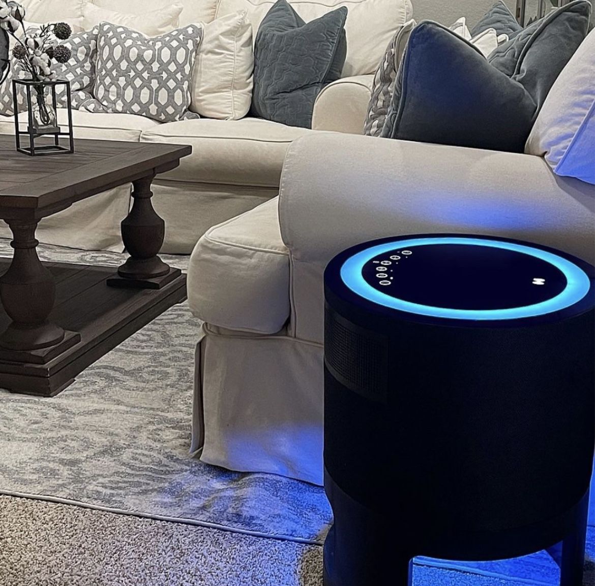 Soundstream Nimbus Sound Table Bluetooth Speaker, Side Table, Wireless Charging $129