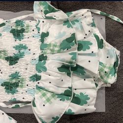 St Patrick Onesie And Headband 