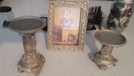 Candle And Frame Set