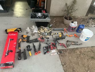 Large Mixed Power & Hand Tool Lot